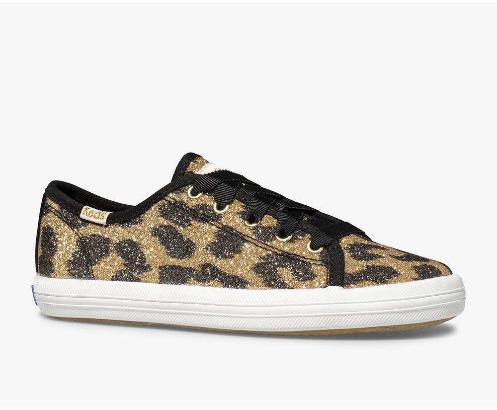 Keds Sneaker Kinder Leopard - Kate Spade New York Kickstart Glitter Leopard - HQF-495820